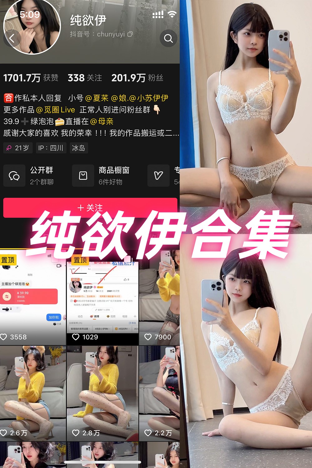 抖音 纯欲伊 微密圈  NO.001-017期 合集-喵领域
