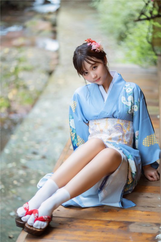 镜酱 VOL.002 [19P] 私奔之和服-喵领域