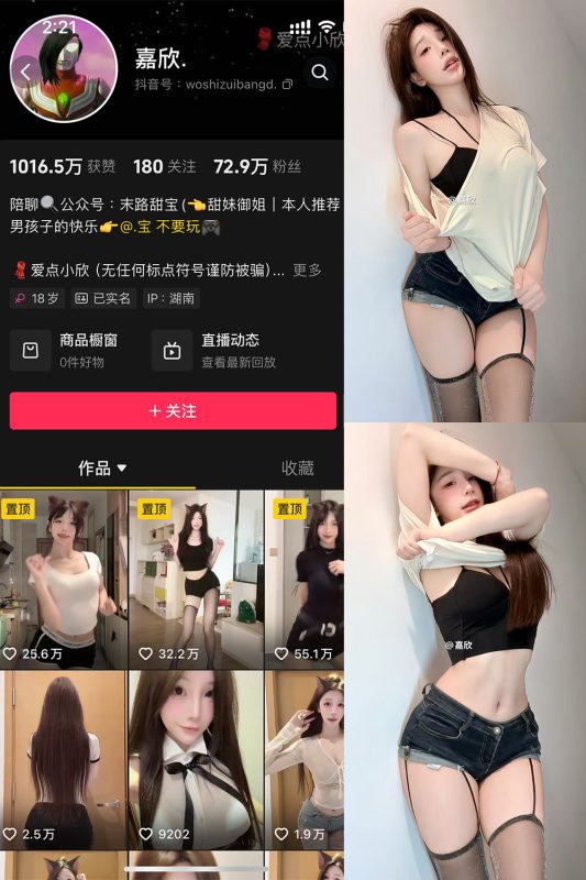 抖音 嘉欣 微密圈  NO.002 【17P6V】-喵领域