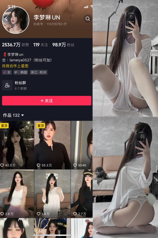 抖音 李梦琳 微密圈  NO.015期 【11P】最新至：2023.9.1-喵领域