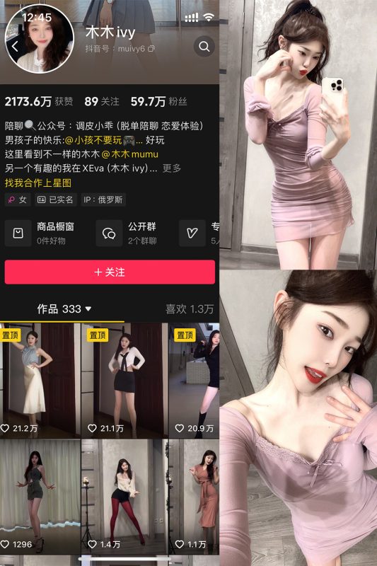 抖音 木木ivy 微密圈 NO.001期 【34P2V】最新至:2024.12.3-喵领域