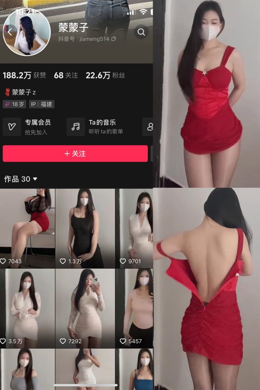 抖音 蒙蒙子 微密圈  NO.006期 【24P24V】-喵领域