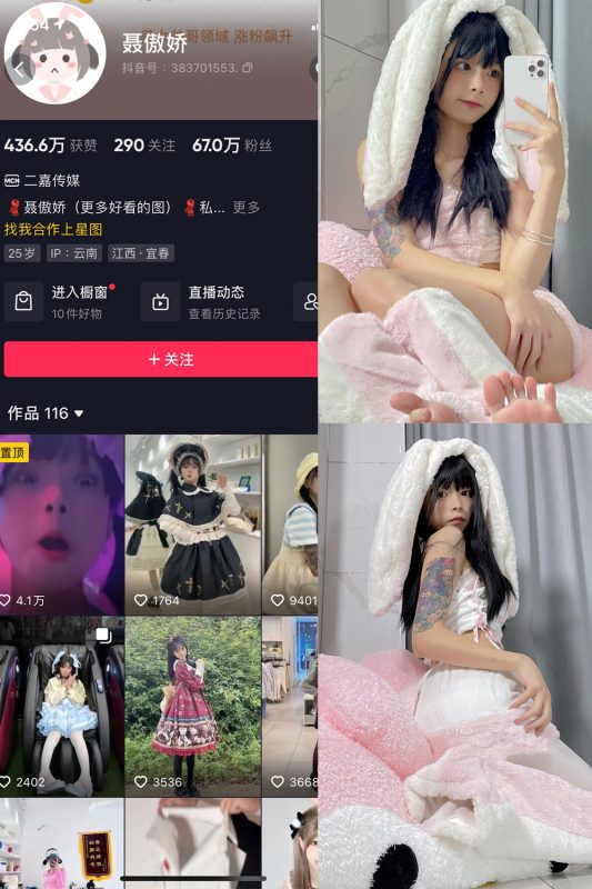 抖音 聂傲娇 微密圈  NO.032期 【15P】最新至：2023.7.26-喵领域