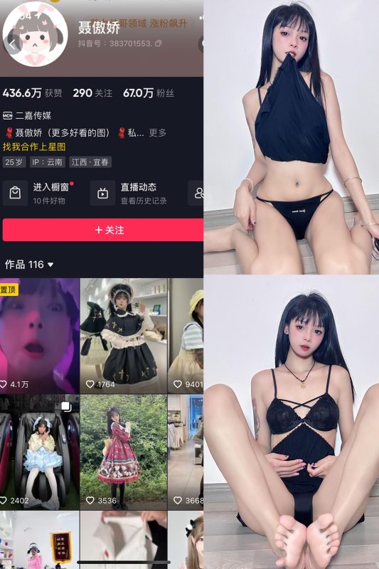 抖音 聂傲娇 微密圈  NO.068期 【35P】最新至：2024.6.13-喵领域