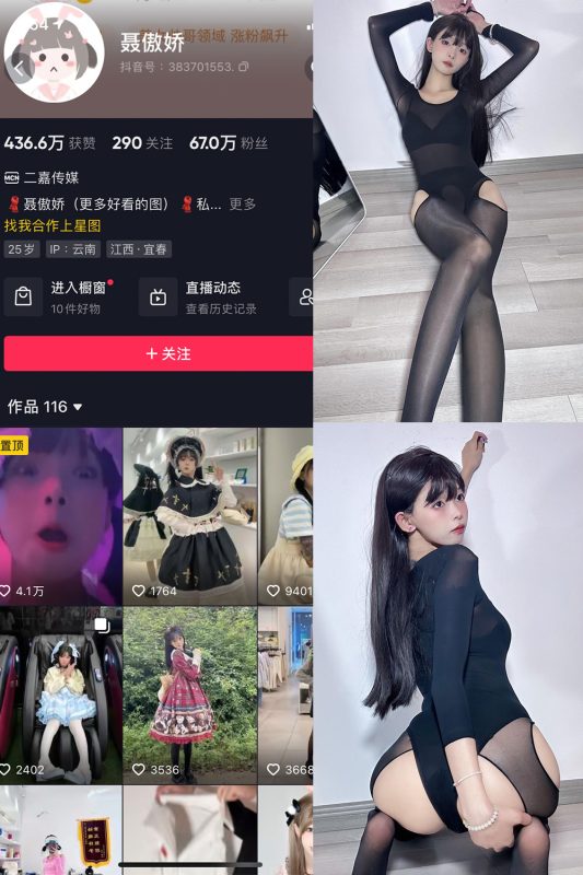 抖音 聂傲娇 微密圈  NO.069期 【35P】最新至：2024.6.17-喵领域