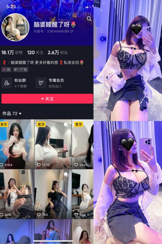 抖音 脑婆睡醒啦 微密圈  NO.001期 【40P】-喵领域
