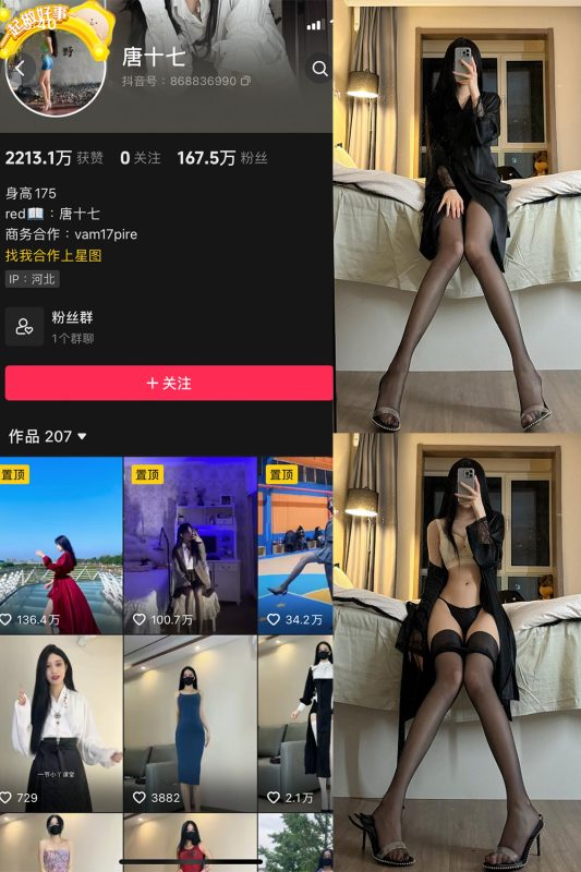 抖音 唐十七 微密圈 NO.017期 【12P】最新至：2023.12.20-喵领域