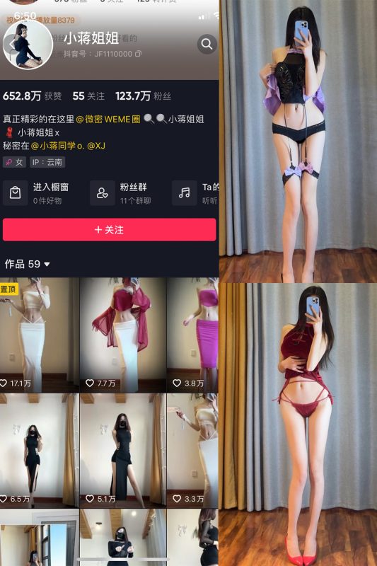 抖音 小蒋姐姐 微密圈  NO.022期 【21P】-喵领域