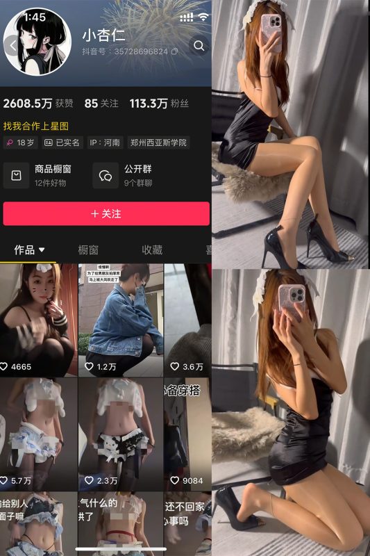 抖音 小杏仁 微密圈 NO.004 【62P3V】-喵领域