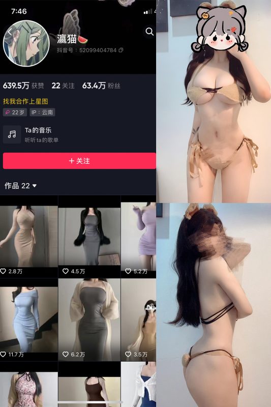 抖音 瀛猫 微密圈  NO.033期 【10P1V】最新至：2024.1.28-喵领域