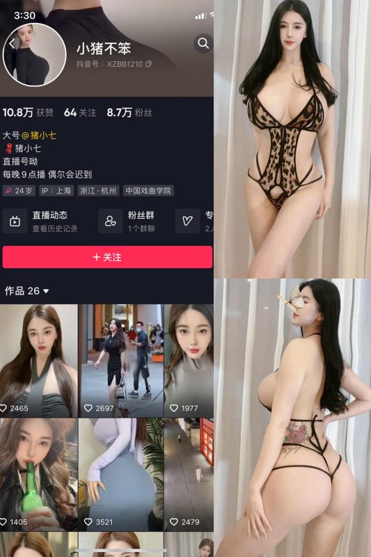 抖音 猪小七 微密圈 NO.006期 【76P17V】-喵领域
