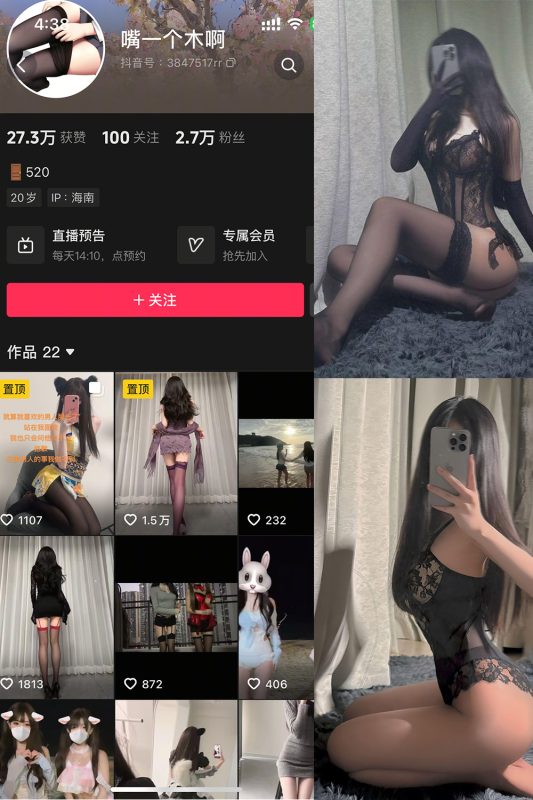 抖音 嘴一个木啊 微密圈 NO.002 【27P】-喵领域
